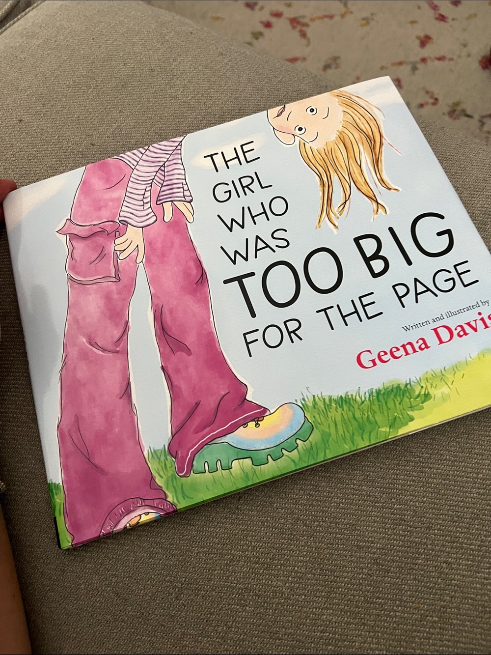 Signed Dedicated Copy of  The Girl Who Was Too Big for the Page by Geena Davis